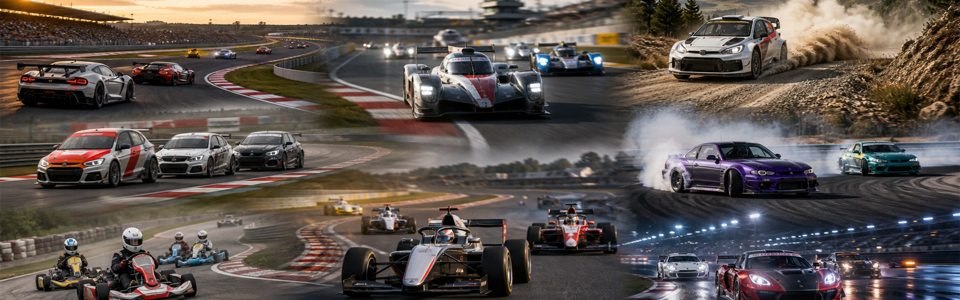 Categorias de competição Paddock Stops